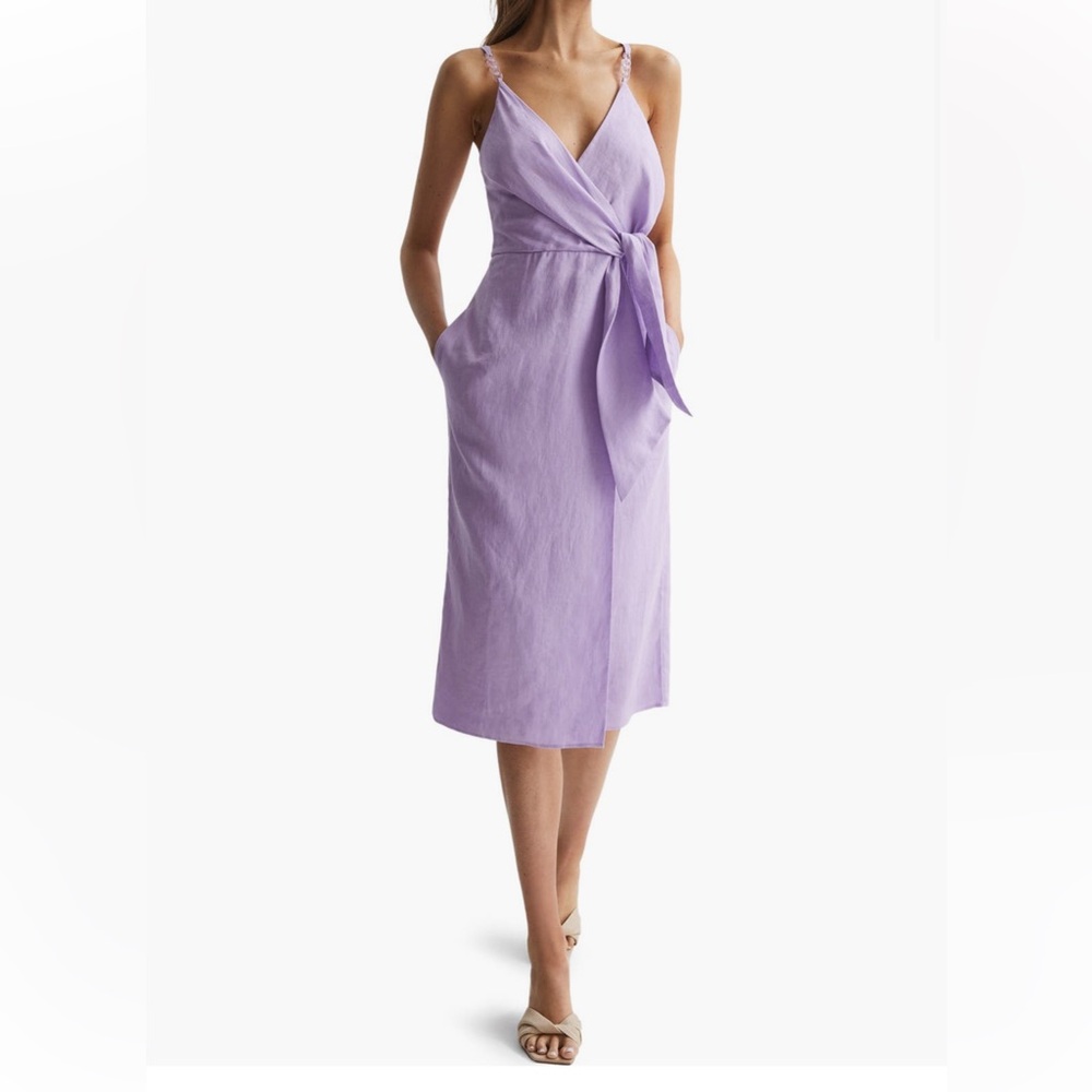 Reiss Esme Sheath Dress in Lilac ✨